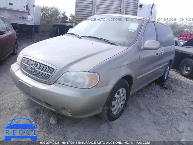 2004 KIA SEDONA KNDUP131146519293 зображення 1