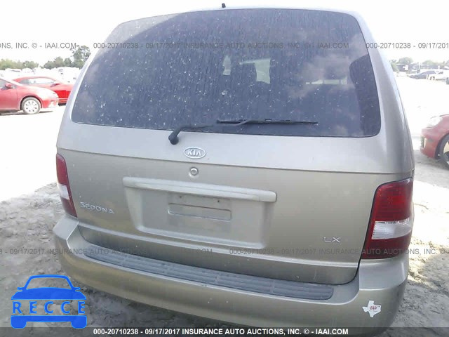 2004 KIA SEDONA KNDUP131146519293 зображення 5