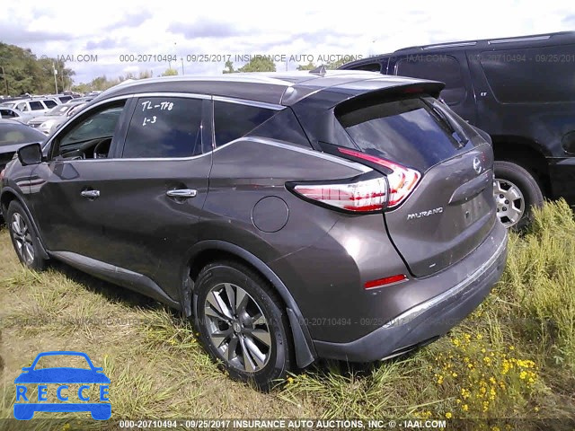 2015 Nissan Murano S/SL/SV/PLATINUM 5N1AZ2MG2FN204934 image 2