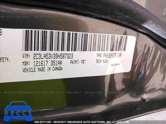 2009 Chrysler 300 TOURING 2C3LA53V39H587323 image 8