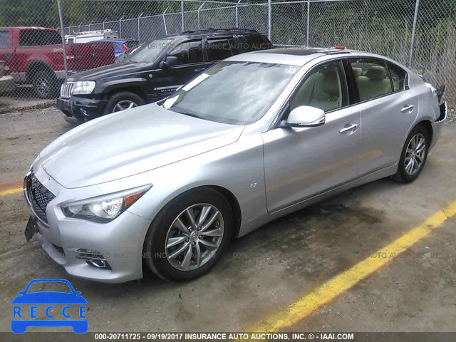 2014 Infiniti Q50 JN1BV7APXEM689790 image 1