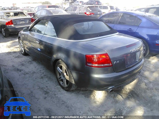 2007 Audi A4 WAUAF48H17K031368 image 2