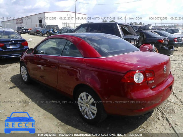 2007 Volkswagen EOS 2.0T WVWAA71F27V044639 image 2