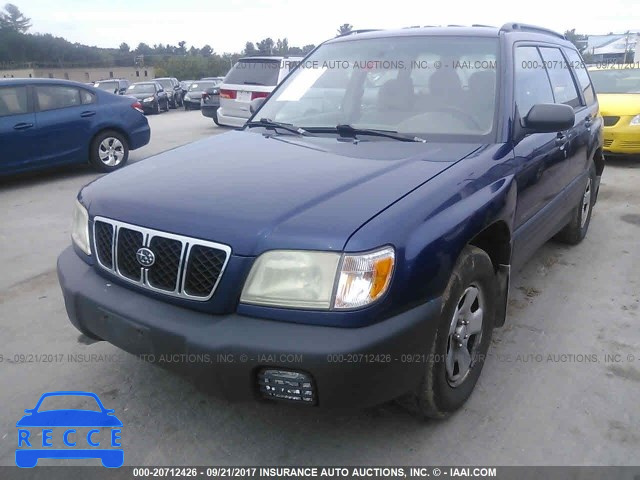 2002 SUBARU FORESTER L JF1SF63542H714659 image 1