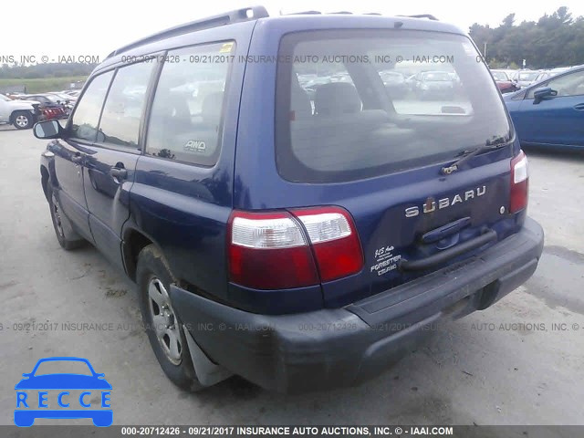 2002 SUBARU FORESTER L JF1SF63542H714659 image 2