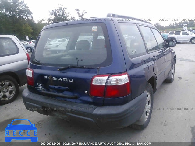 2002 SUBARU FORESTER L JF1SF63542H714659 image 3