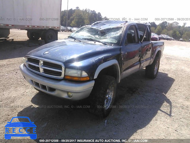 2003 Dodge Dakota QUAD SLT 1D7HG48N43S345214 image 1