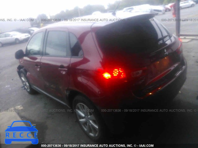 2015 Mitsubishi Outlander Sport 4A4AP3AU6FE024696 image 2