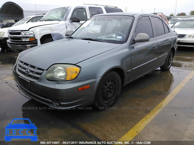 2005 Hyundai Accent GL KMHCG45C55U649873 image 1