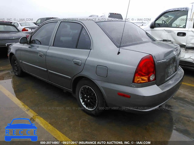 2005 Hyundai Accent GL KMHCG45C55U649873 image 2