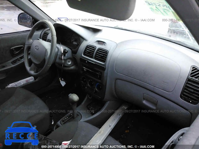 2005 Hyundai Accent GL KMHCG45C55U649873 image 4