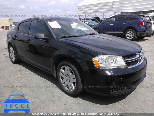 2013 Dodge Avenger 1C3CDZAB9DN544161 зображення 0