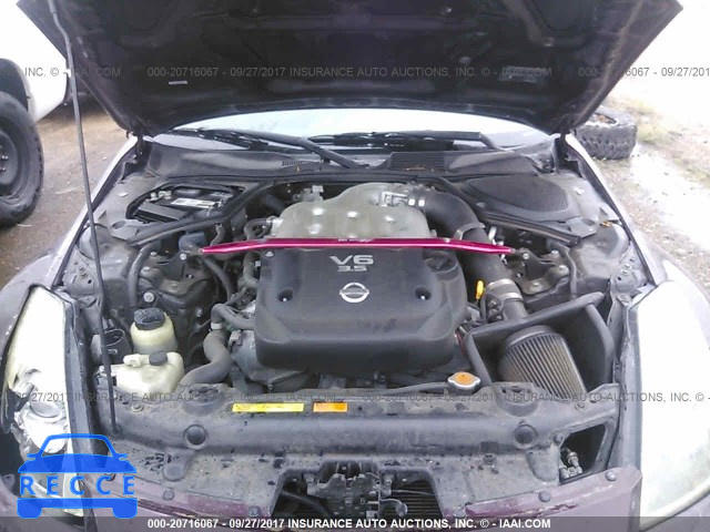 2006 NISSAN 350Z COUPE JN1AZ34D06M312509 зображення 9