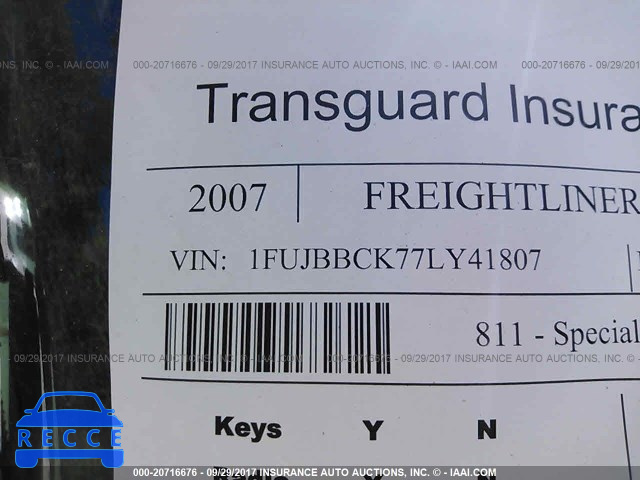 2007 FREIGHTLINER ST120 ST120 1FUJBBCK77LY41807 image 9
