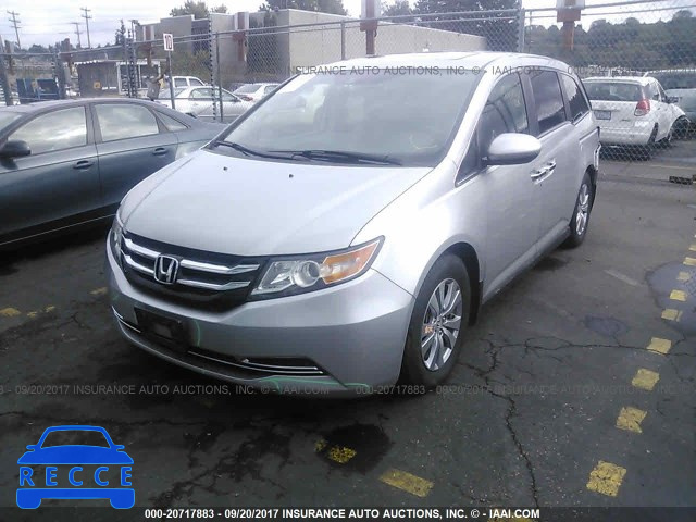 2014 Honda Odyssey EXL 5FNRL5H6XEB091212 зображення 1