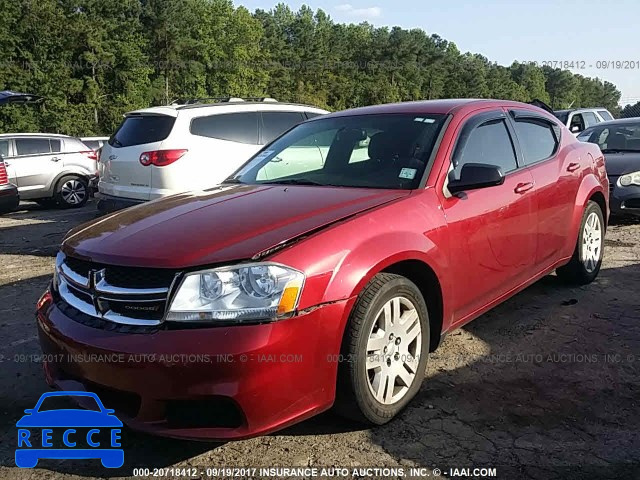 2014 DODGE AVENGER SE 1C3CDZAB0EN201286 Bild 1