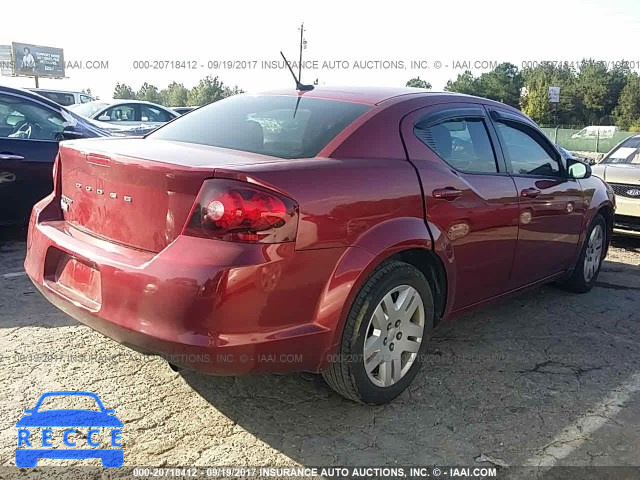 2014 DODGE AVENGER SE 1C3CDZAB0EN201286 зображення 3