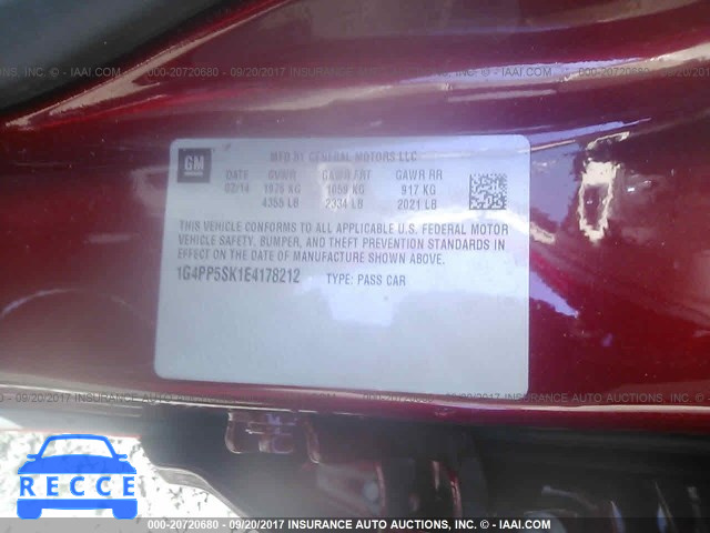 2014 Buick Verano 1G4PP5SK1E4178212 image 8