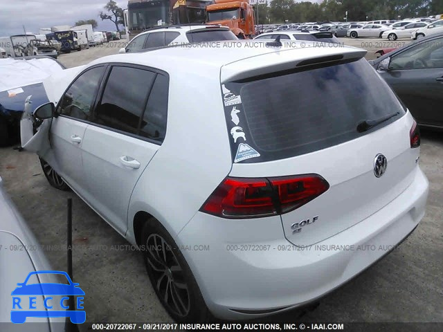 2016 Volkswagen Golf 3VW217AU3GM036883 image 2