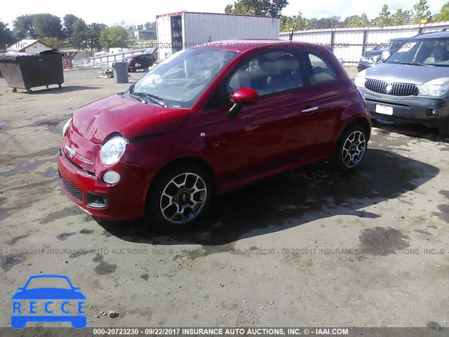 2013 Fiat 500 3C3CFFBR2DT633249 зображення 1