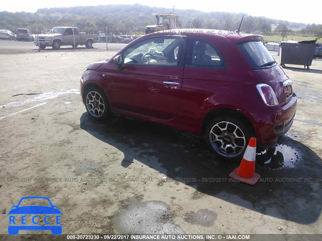 2013 Fiat 500 3C3CFFBR2DT633249 зображення 2