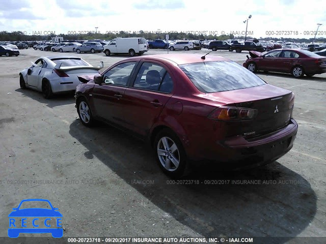 2009 MITSUBISHI LANCER ES/ES SPORT JA3AU26U99U045537 image 2