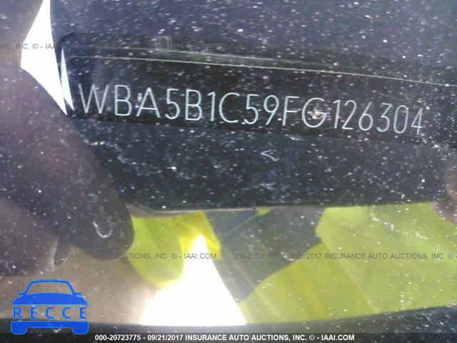 2015 BMW 535 I WBA5B1C59FG126304 image 8