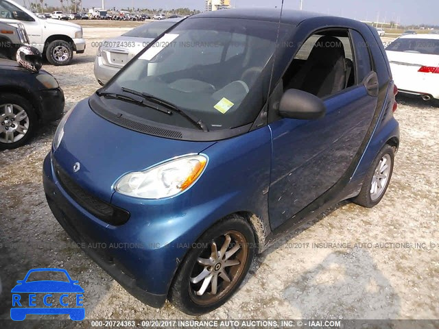 2009 Smart Fortwo PURE/PASSION WMEEJ31X19K212022 зображення 1