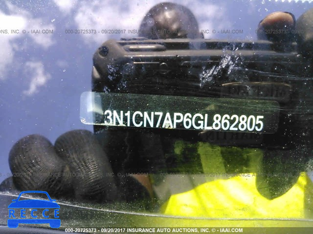 2016 Nissan Versa 3N1CN7AP6GL862805 image 8