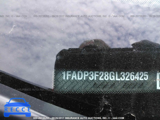 2016 Ford Focus 1FADP3F28GL326425 зображення 8