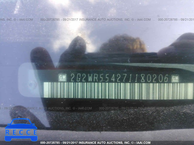 2007 PONTIAC GRAND PRIX GT 2G2WR554271180206 Bild 8