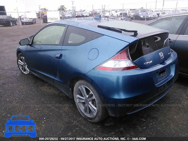 2013 Honda CR-Z EX JHMZF1D69DS002218 image 2