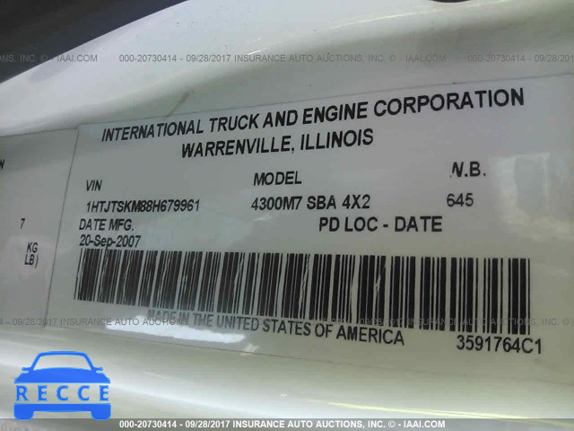 2008 INTERNATIONAL 4000 1HTJTSKM88H679961 image 9