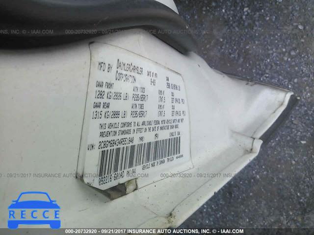 2004 Chrysler Pacifica 2C8GM68434R551840 image 8