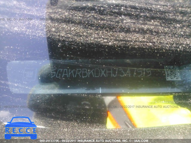 2017 BUICK ENCLAVE 5GAKRBKDXHJ347515 image 8
