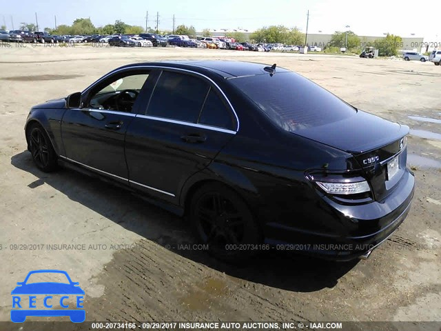 2009 Mercedes-benz C WDDGF56X99R066348 image 2