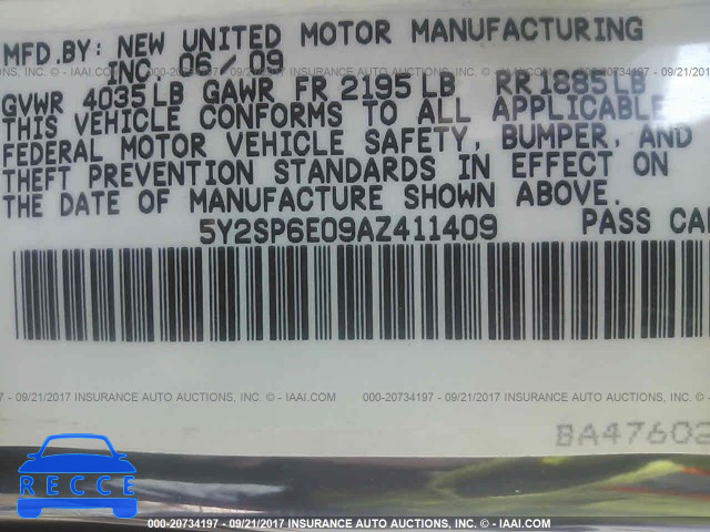 2010 Pontiac Vibe 5Y2SP6E09AZ411409 image 8