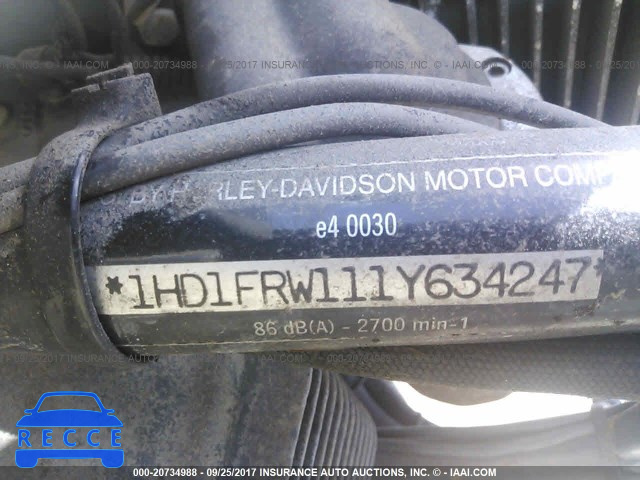 2001 Harley-davidson FLHRCI 1HD1FRW111Y634247 Bild 9