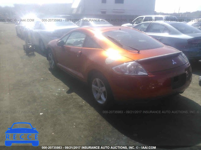 2007 Mitsubishi Eclipse GT 4A3AK34T07E012857 зображення 2