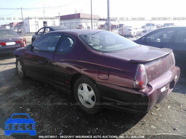 2001 Chevrolet Monte Carlo SS 2G1WX15K619272087 зображення 2