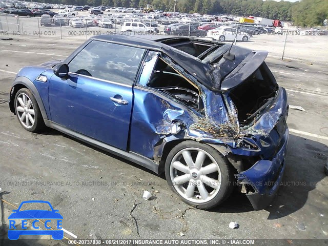2007 Mini Cooper S WMWMF73597TT82017 image 2