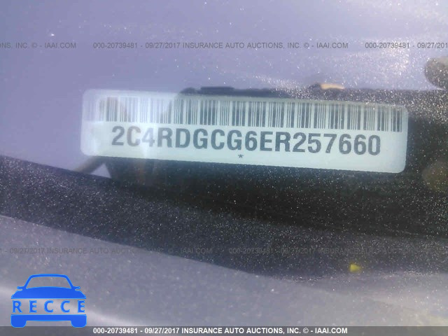 2014 Dodge Grand Caravan SXT 2C4RDGCG6ER257660 image 8