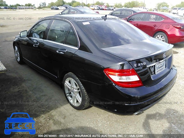 2009 Mercedes-benz C 350 WDDGF56X69R070678 image 2