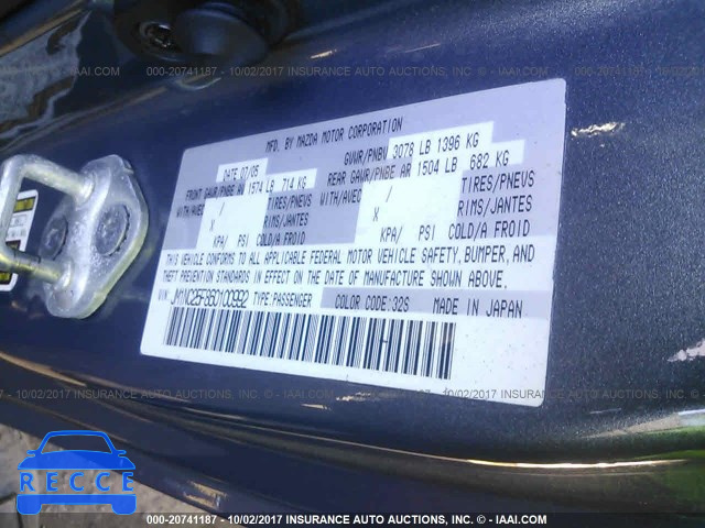 2006 Mazda MX-5 Miata JM1NC25F860100992 image 8