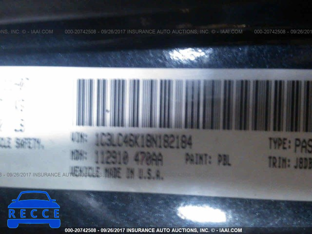 2008 Chrysler Sebring LX 1C3LC46K18N182184 зображення 8