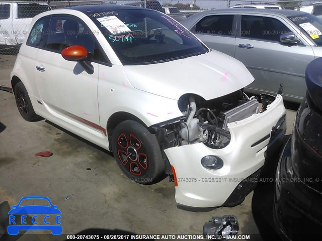 2015 Fiat 500 ELECTRIC 3C3CFFGE9FT507141 зображення 0