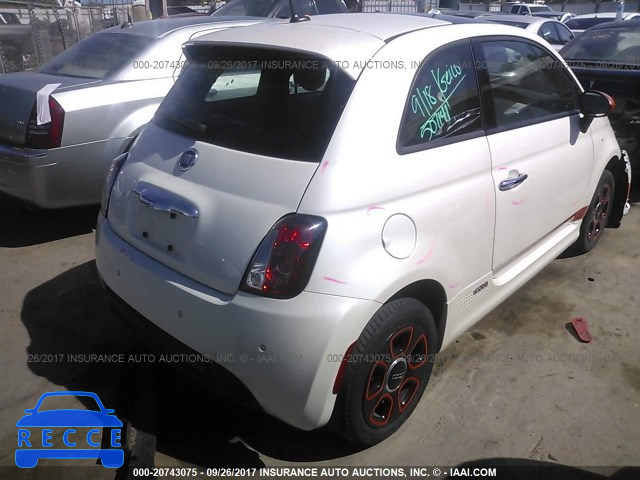 2015 Fiat 500 ELECTRIC 3C3CFFGE9FT507141 зображення 3