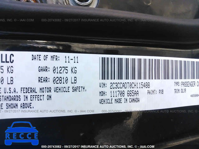 2012 Chrysler 300 2C3CCADT0CH115488 Bild 8