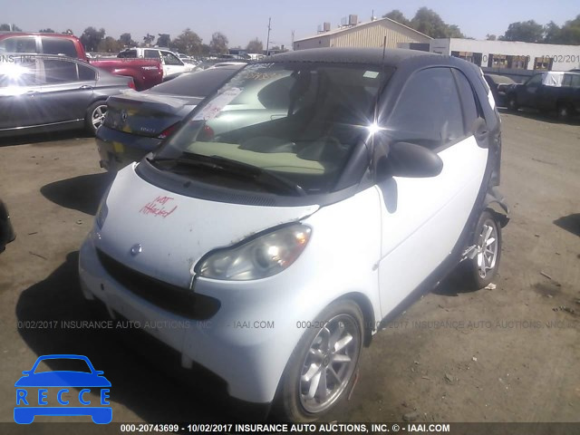 2008 Smart Fortwo PURE/PASSION WMEEJ31X38K168541 зображення 1