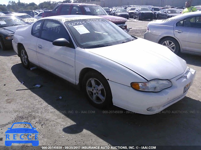 2003 Chevrolet Monte Carlo LS 2G1WW12E839342886 зображення 0